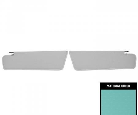 PUI Interiors 1963 Impala/Bonneville/Catalina Hardtop Aqua Star Sun Visors SV17107CC