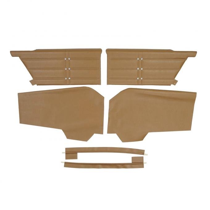 PUI Interiors 1963 Chevrolet Impala/SS Hardtop Pre-Assembled Saddle Rear Door Panels 63BD65CP