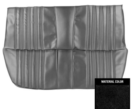 PUI Interiors 1966 Chevrolet Impala 4 Door Sedan Black Rear Bench Seat Cover 66BS4D10C