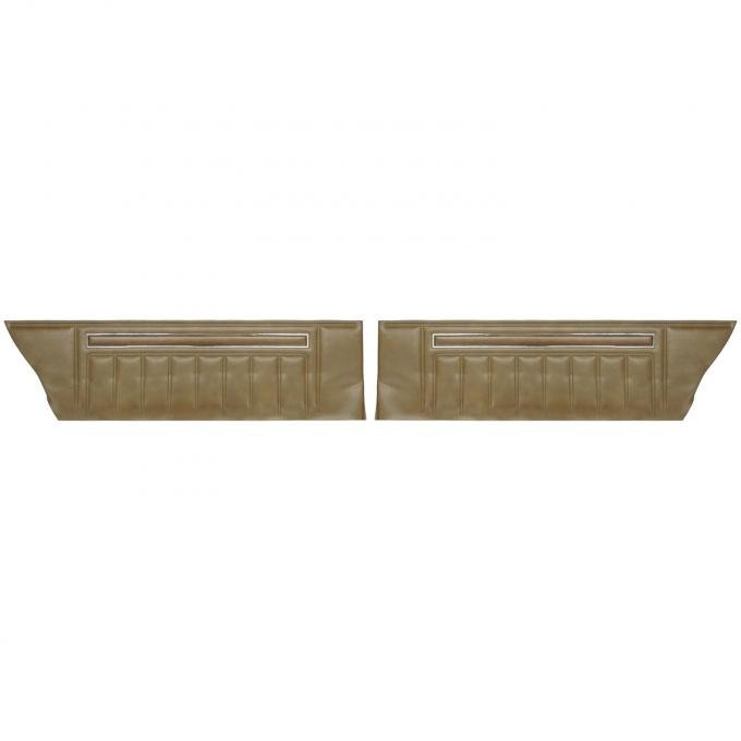 PUI Interiors 1971-1972 Chevrolet Impala Dark Saddle Front Door Panels 71BD42