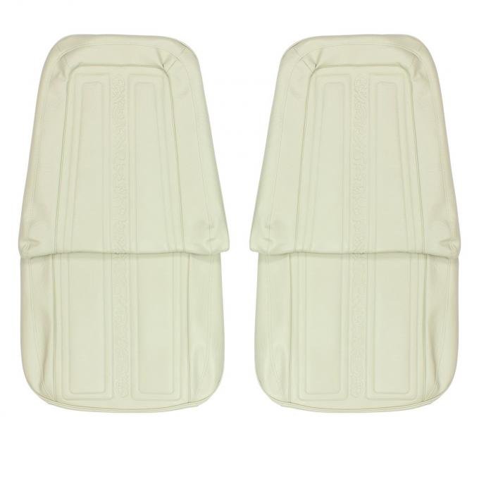 PUI Interiors 1969-1970 Chevrolet Truck Off White Front Bucket Seat Covers 69TS40U
