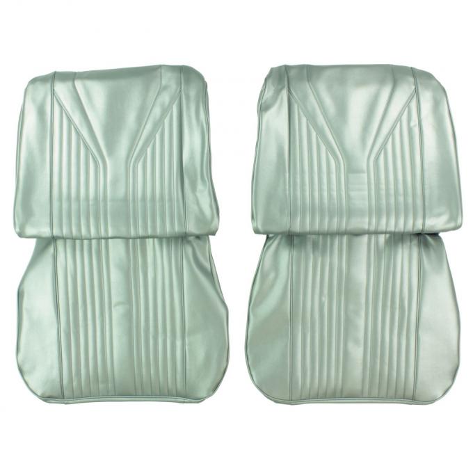 PUI Interiors 1965 Chevrolet Impala/SS Slate/Blue Front Bucket Seat Covers 65BS44U