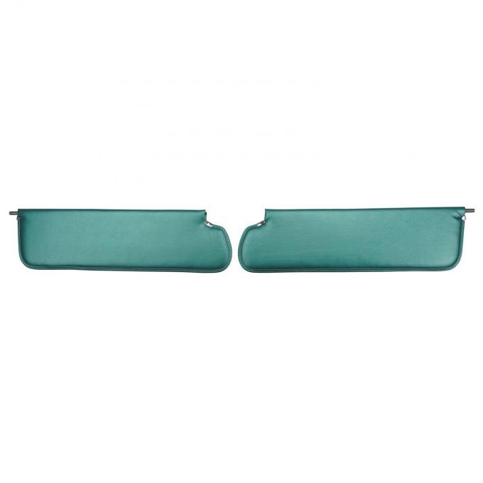 PUI Interiors 1967-1968 Chevrolet/GMC Truck Dark Aqua Sun Visors SV2204