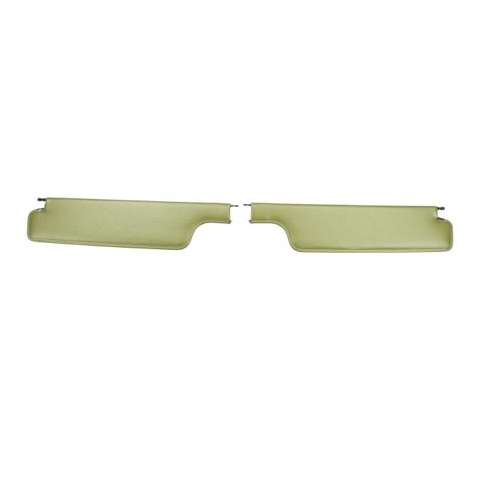 PUI Interiors 1966-1970 Pontiac Bonneville/Catalina Convertible Ivy Gold Sun Visors SV2746