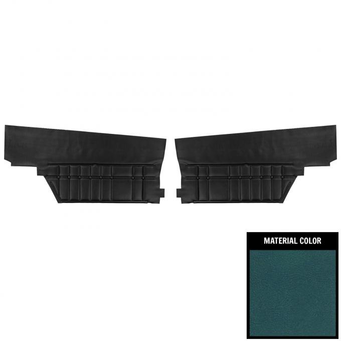 PUI Interiors 1968 Chevrolet Caprice Hardtop Medium Blue Rear Door Panels 68ID17C