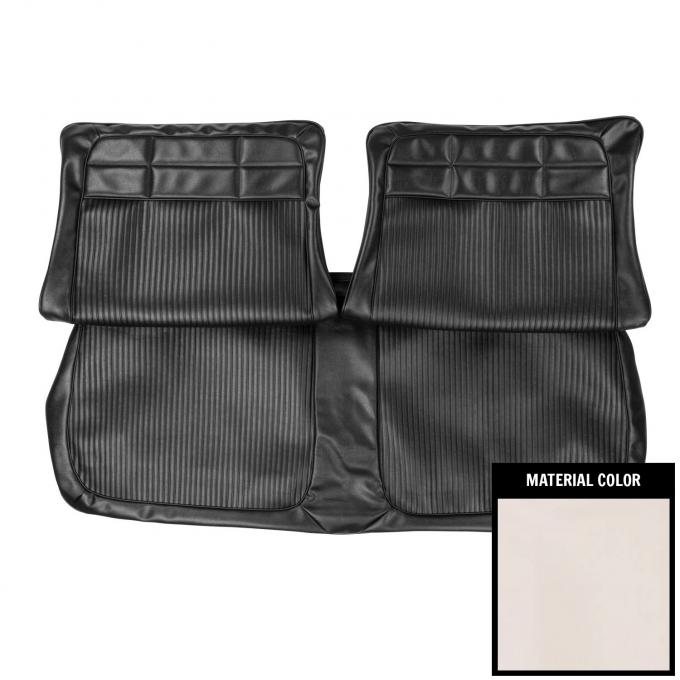 PUI Interiors 1962 Chevrolet Impala White Front Bench Seat Cover 62BS69B