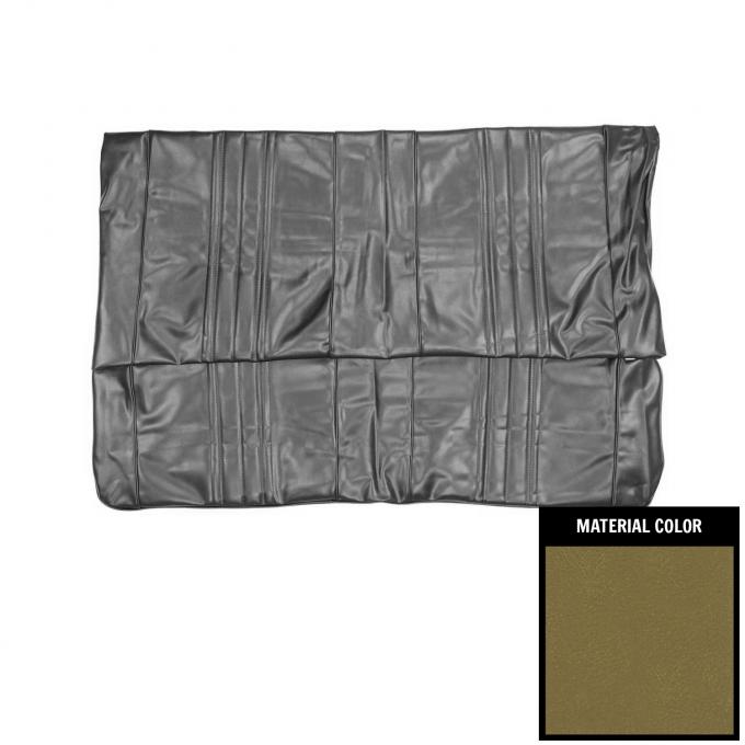 PUI Interiors 1968 Chevrolet Nova Standard Hardtop Ivy Gold Rear Bench Seat Cover 68XS46C