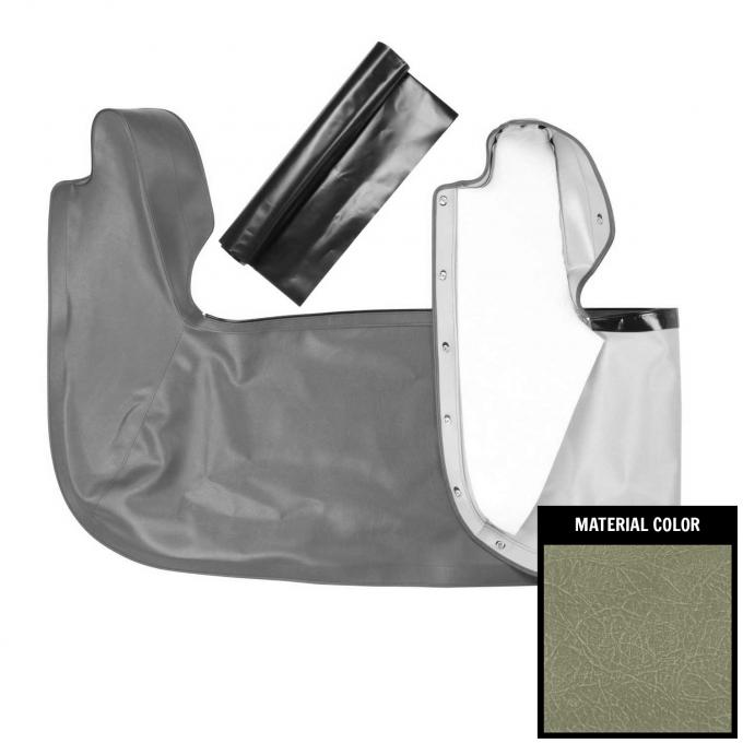 PUI Interiors 1961-1963 Chevrolet Impala Dark Fawn Convertible Top Boot 61BT57