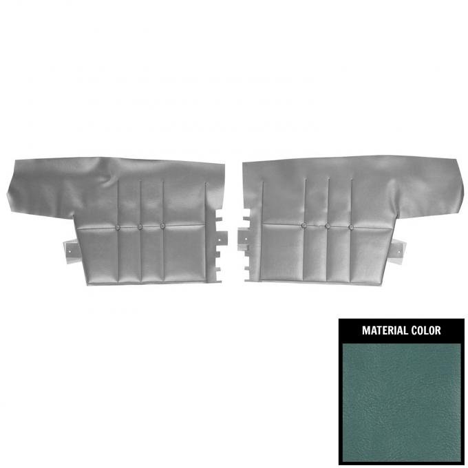 PUI Interiors 1965 Chevrolet Impala Convertible Light Blue Rear Door Panels 65BDN12V