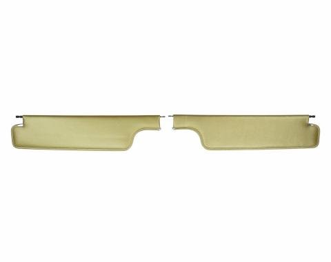 PUI Interiors 1966-1970 Pontiac Bonneville/Catalina Convertible Gold Sun Visors SV2743