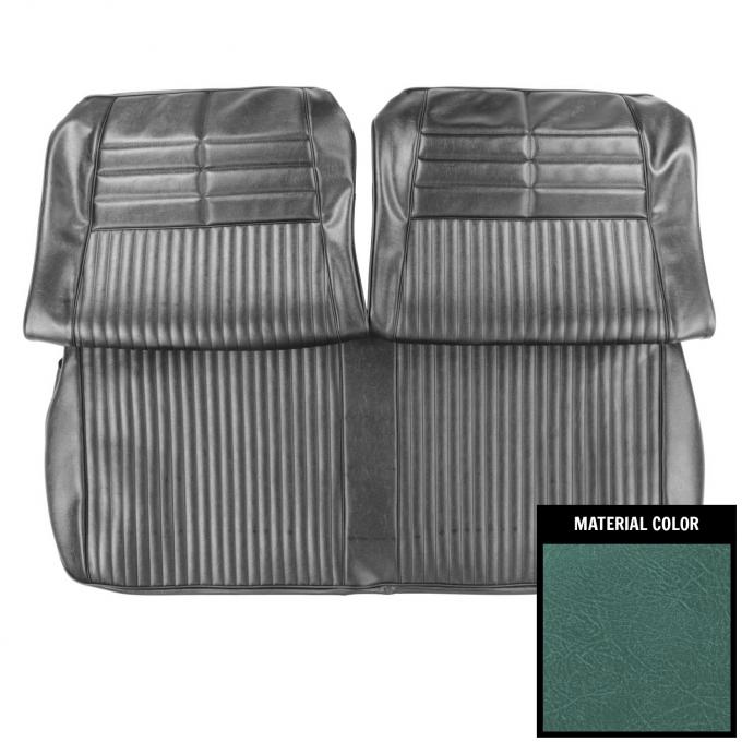 PUI Interiors 1964 Chevrolet Impala Aqua Front Bench Seat Cover 64BSN50B