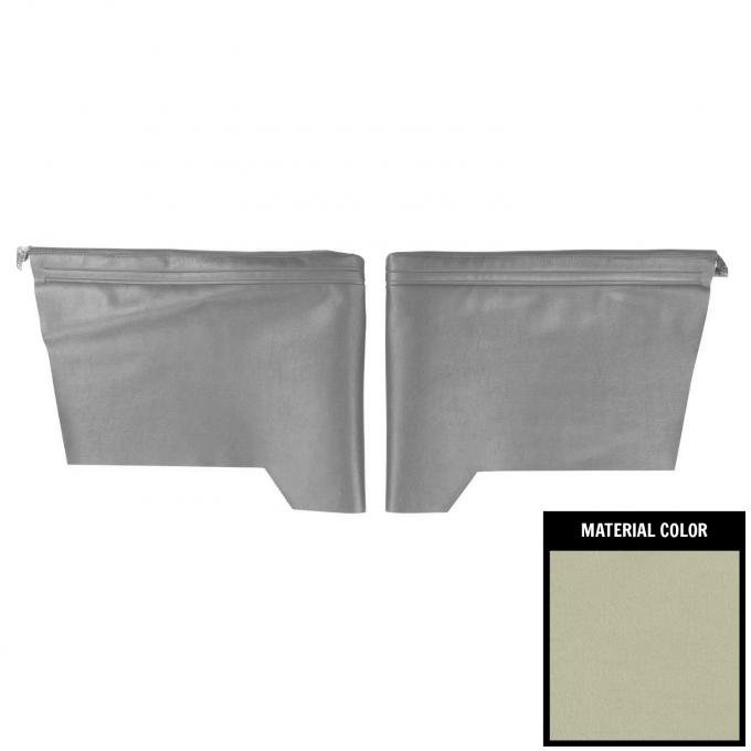 PUI Interiors 1964 Chevrolet Impala SS Hardtop Fawn Rear Arm Rest Covers 64BR58C