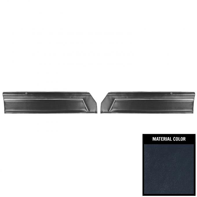PUI Interiors 1980 Chevrolet Malibu / El Camino Pre-Assembled Navy Blue Front Door Panels 78AD18-P