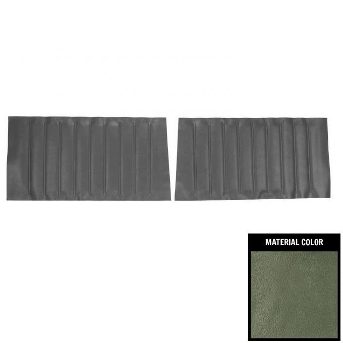 PUI Interiors 1967-1968 Chevrolet Truck Unassembled Aqua Front Door Panels 67TD02