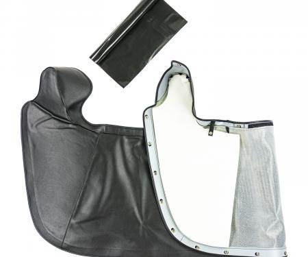PUI Interiors 1965-1968 Chevrolet Impala Black Convertible Top Boot 65BT10