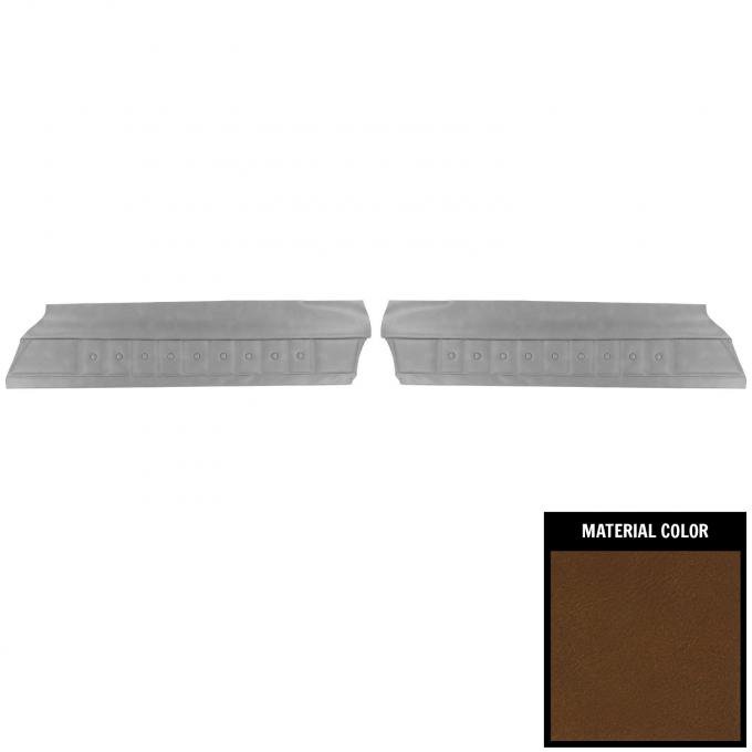 PUI Interiors 1975 Chevrolet Malibu/Classic Dark Saddle Front Door Panels 74AD42