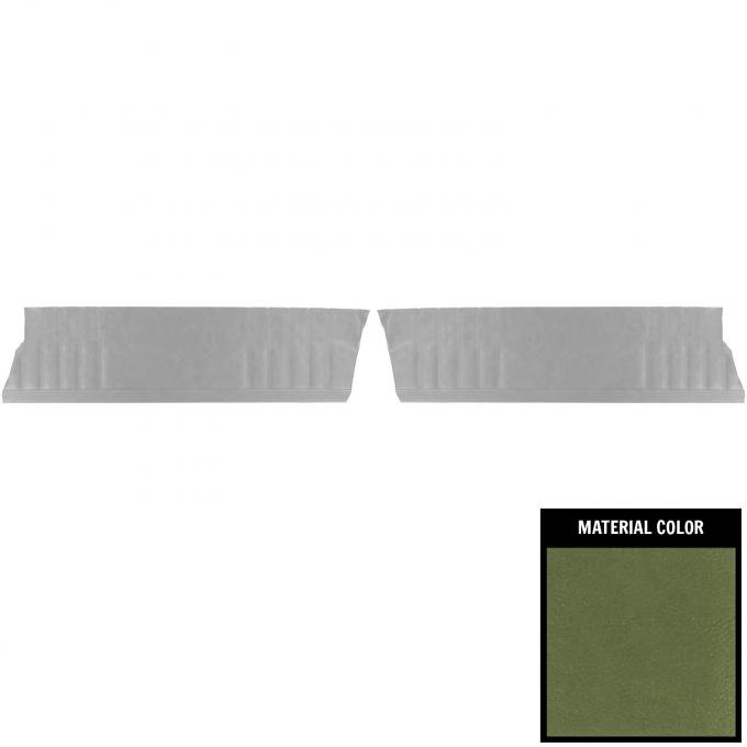 PUI Interiors 1976 Chevrolet Monte Carlo Jade Green Front Door Panels 76MD19