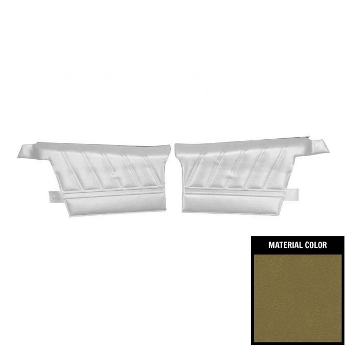 PUI Interiors 1968 Chevrolet Impala SS Convertible Pre-Assembled Ivy Gold Rear Door Panels 68BD46V-P