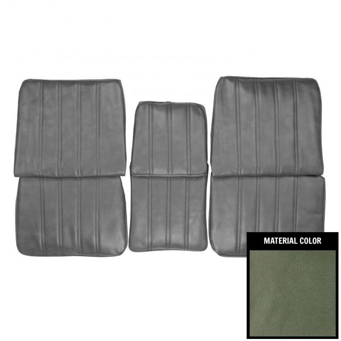 PUI Interiors 1967-1968 Chevrolet Truck Aqua Front Buddy Bucket Seat Covers 67TS02U