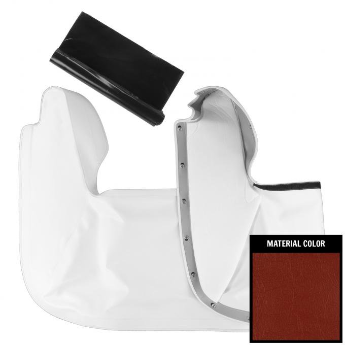 PUI Interiors 1964 Chevrolet Impala Silver Convertible Top Boot 64BT66