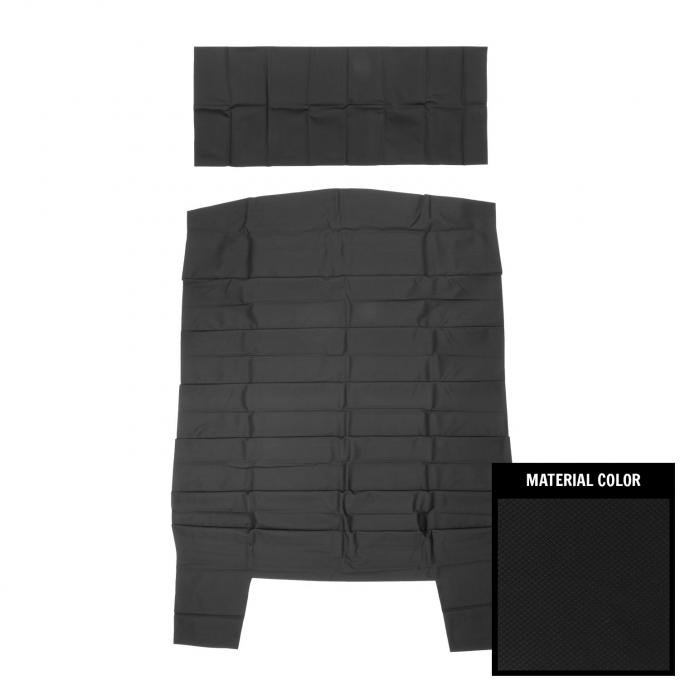 PUI Interiors 1966 Chevrolet Caprice Standard Black Basketweave Headliner 66BH100AN