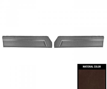 PUI Interiors 1981-1987 Chevrolet El Camino Pre-Assembled Maroon Front Door Panels 81AD01-P
