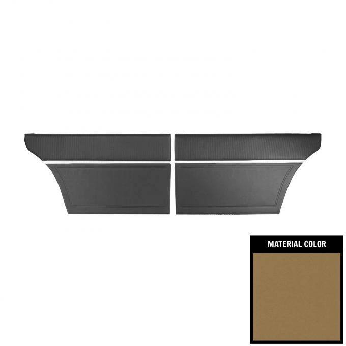 PUI Interiors 1965 Chevrolet Nova 4 Door Light Saddle Rear Door Panels 65XD4D35R