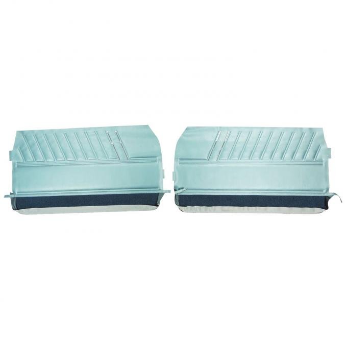 PUI Interiors 1968 Chevrolet Impala/SS Light Blue Front Door Panels 68BD12