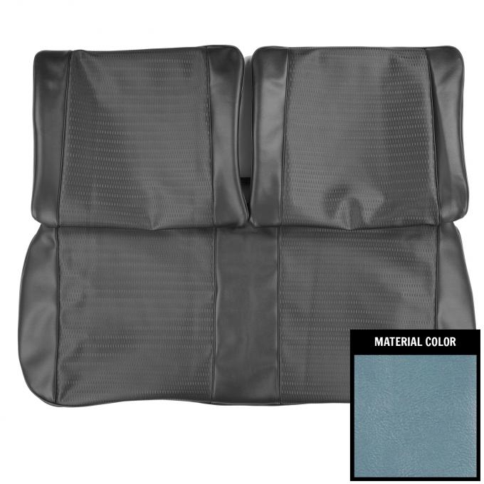 PUI Interiors 1966 Chevrolet Nova Light Blue Front Bench Seat Cover 66XS12BS