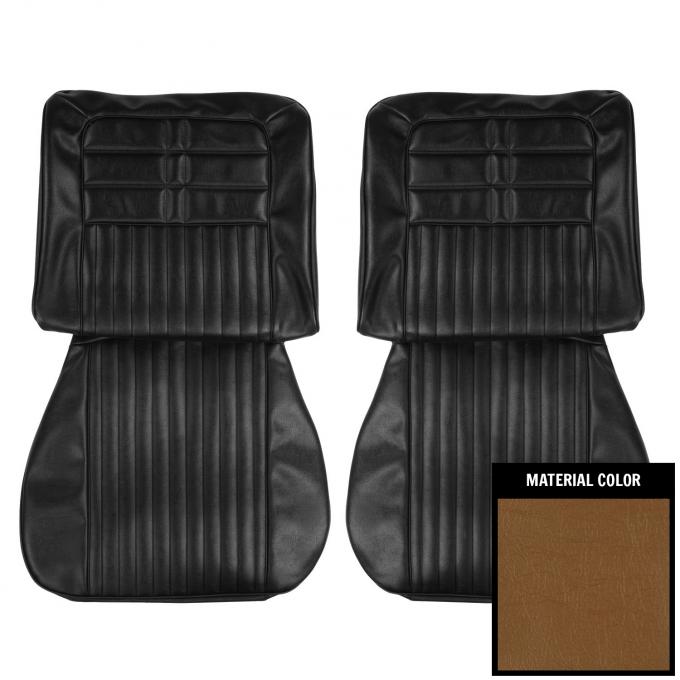 PUI Interiors 1963 Chevrolet Impala/SS Saddle Front Bucket Seat Covers 63BS65U