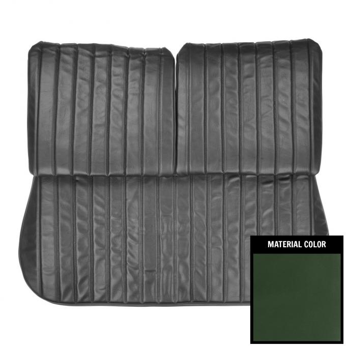 PUI Interiors 1971-1972 Chevrolet Monte Carlo Jade Green Front Bench Seat Cover 71MS25B