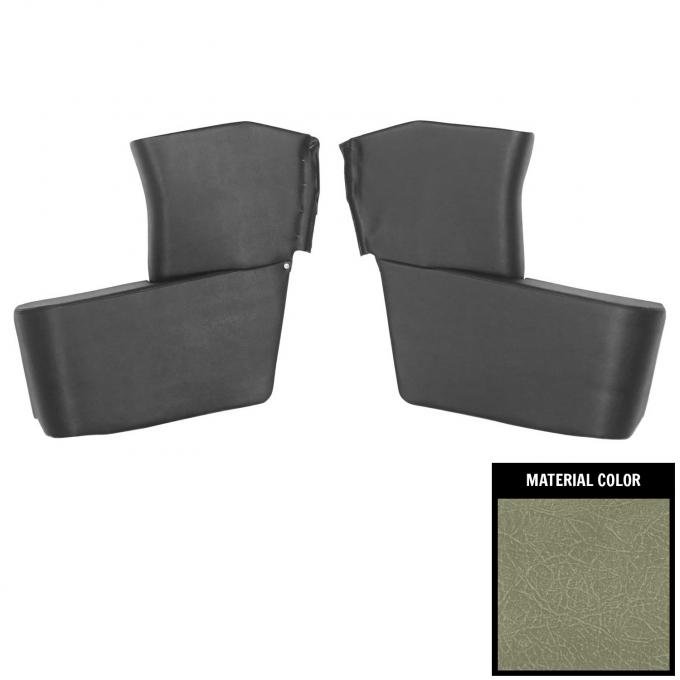 PUI Interiors 1962-64 Chevrolet Corvair Convertible Fawn Rear Arm Rest Covers 62RR57