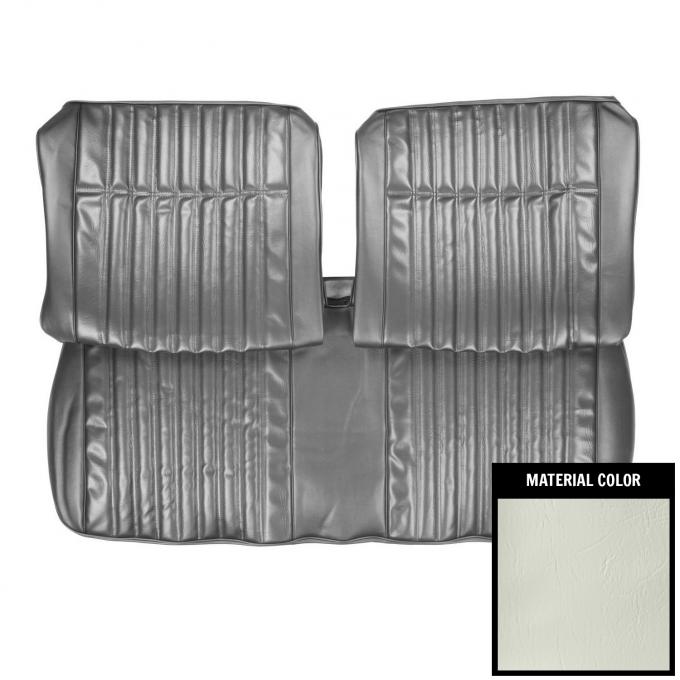 PUI Interiors 1970 Chevrolet Impala White Front Bench Seat Cover 70BSN37B