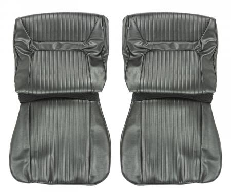 PUI Interiors 1964 Chevrolet Impala/SS Black Front Bucket Seat Covers 64BS55U