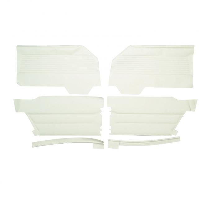 PUI Interiors 1964 Chevrolet Impala Hardtop White Rear Door Panels 64BD69C