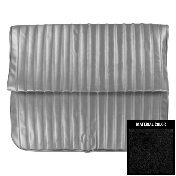 PUI Interiors 1971-1972 Chevrolet Monte Carlo Hardtop Black Rear Bench Seat Cover 71MS10C