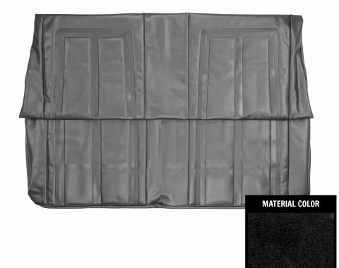 PUI Interiors 1966 Chevrolet Nova SS Hardtop Black Rear Bench Seat Cover 66XS10C