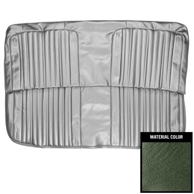 PUI Interiors 1971-1972 Chevrolet Truck Dark Metallic Green Front Bench Seat Cover 71TS24B