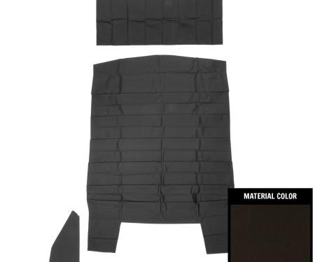 PUI Interiors 1966 Chevrolet Caprice Hardtop Black Basketweave Headliner 66BH100A