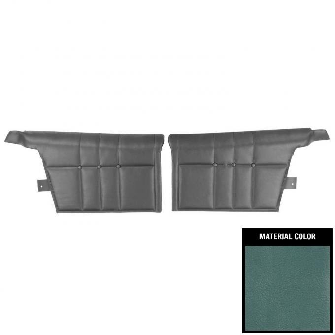 PUI Interiors 1965 Chevrolet Impala Convertible Pre-Assembled Light Blue Rear Door Panels 65BDN12VP