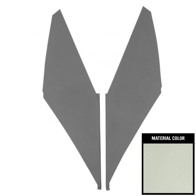 PUI Interiors 1965-1966 Chevrolet Impala White Star Earmuff Boards 65BHB101CC