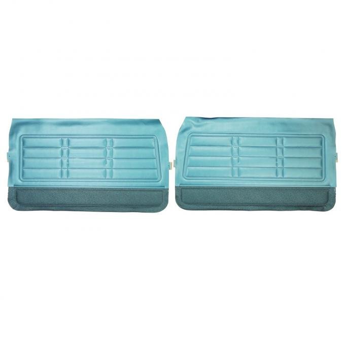 PUI Interiors 1966 Chevrolet Impala/SS Bright Blue Front Door Panels 66BD11
