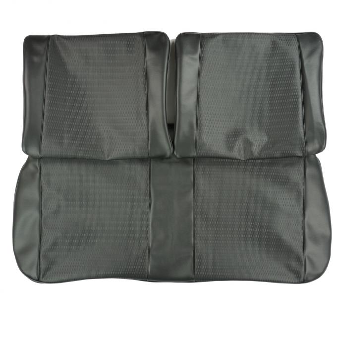 PUI Interiors 1966 Chevrolet Nova Black Front Bench Seat Cover 66XS10BS