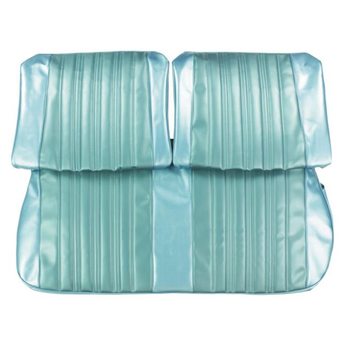 PUI Interiors 1966 Chevrolet Impala/SS 2 Tone Bright Blue Front Bench Seat Cover 66BS11B