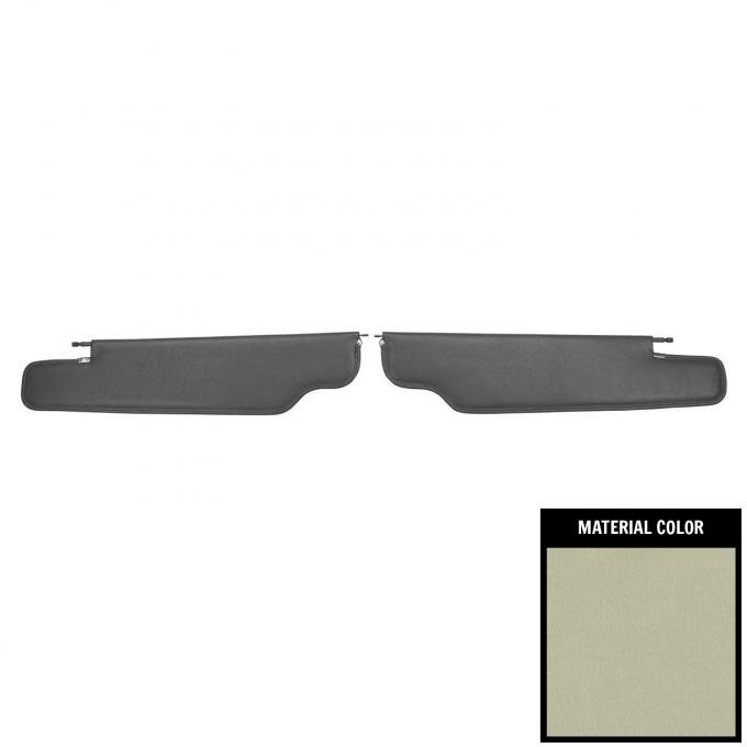PUI Interiors 1963-1964 Pontiac Bonneville/Catalina Convertible Light Fawn Sun Visors SV2058V