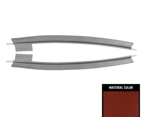 PUI Interiors 1962-1964 Chevrolet Impala Coupe/Convertible Rear Dark Red Windlace 62BWL64C