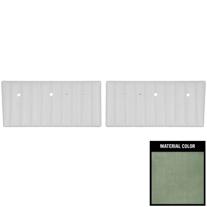 PUI Interiors 1967-1968 Chevrolet Truck Pre Assembled Dark Green Front Door Panels 67TD24P