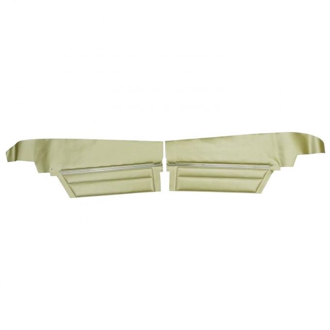 PUI Interiors 1968 Chevrolet Impala Custom Hardtop Ivy Gold Rear Door Panels 68BDN46C
