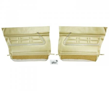 PUI Interiors 1967 Chevrolet Impala 4-Door Sedan/Wagon Gold Front Door Panels 67BD4D43