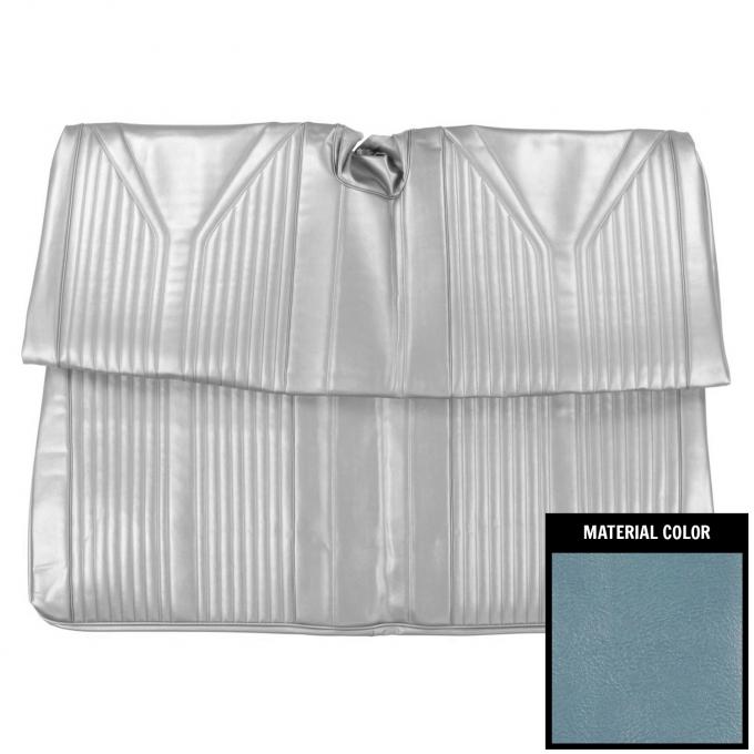 PUI Interiors 1965 Chevrolet Impala/SS Hardtop Light Blue Rear Bench Seat Cover 65BS12C